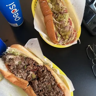 2. Philly Cheese Steak Bomb 25. Italian Sub