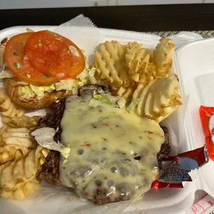 35. Burger King with Fries Combo