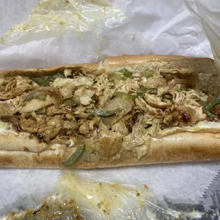 Honey mustard chicken bomb.  So yummy