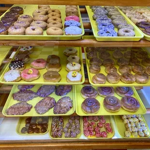 a variety of doughnuts