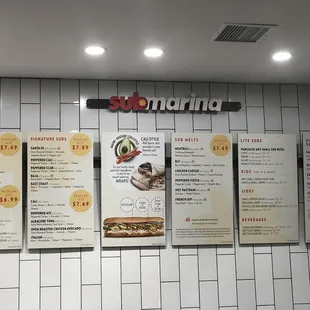 Menu.