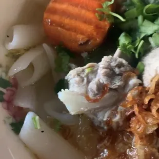 a plate of food on a table