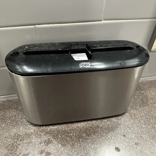 Empty Paper Towel Dispenser