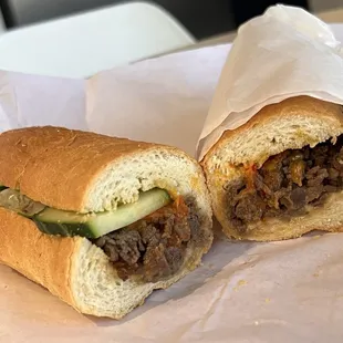 Korean Beef Sub Special
