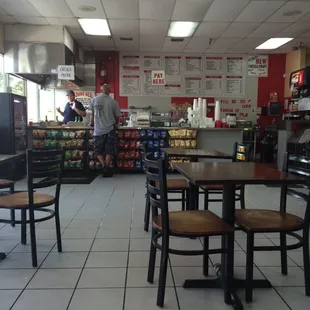 Sitting inside subrageous, it's so cute and cozy