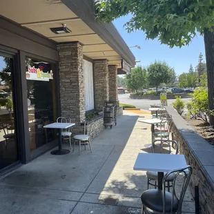 Outdoor seating