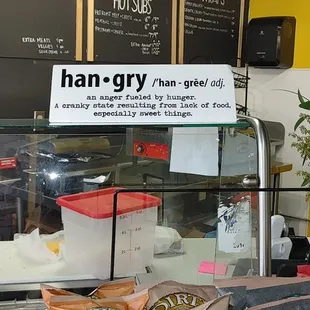 a display of food