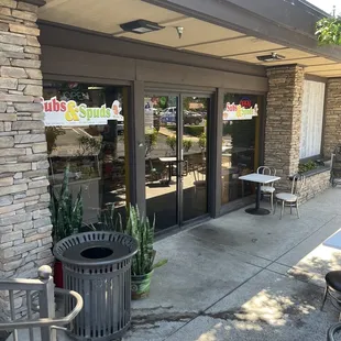Outside of shop