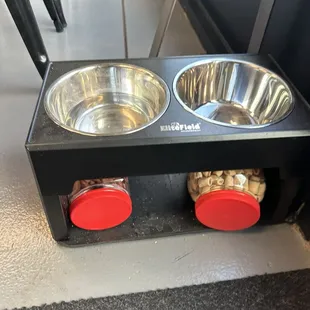 Dog Bowls + Treats