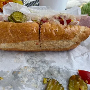 Italian all the way on French Bread