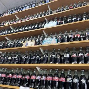 Sodas on the wall