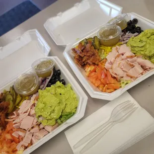 Avogobble Salad w/olives, pickles, peppers, and onions (oil and vinegar dressing)