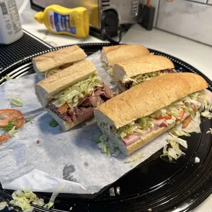 This photo was taken after our group ate a bunch of the sandwiches.