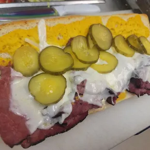 12" Pastrami and cheese