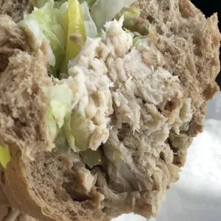 Canned chicken sub