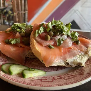 Lox Bagel Breakfast | IG: @socalsnomnoms