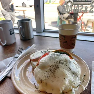 Mozzarella and Spinach Melt Breakfast