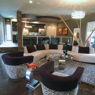 Jeff Click Home furnished by our designer Duff Jack.