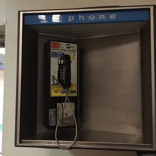 This is so random but there was a payphone in the bowling alley.  A payphone.