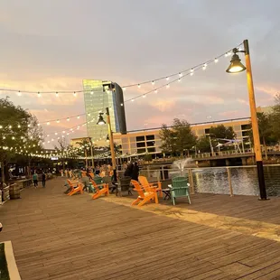 outside