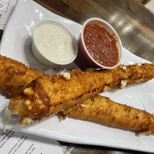 Mozzarella sticks. Huge!