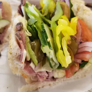 More veggies than meat