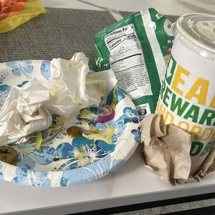 Aftermath if a spicy Italian with everything on it, root beer and chips.