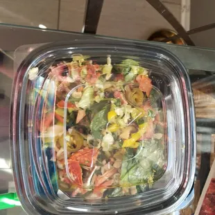 1/2 the size of a normal salad