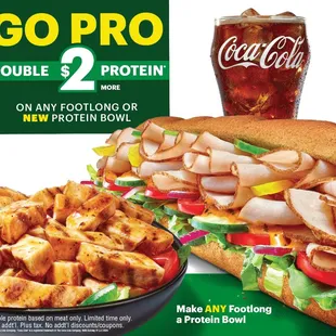 Go Pro with Double Meat for only $2!