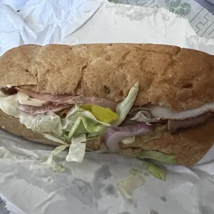 #11 Subway club 6 inch