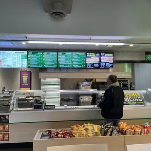 Fully stocked chips and cookies, too.