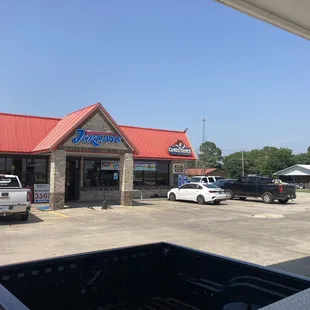 front entrance to gas station