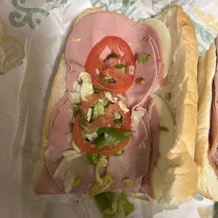 My subway sandwich