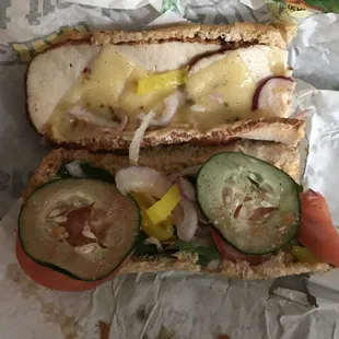 Got a foot long carved turkey sub for any  foot long they have is $6s right now