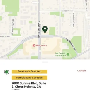 They are closed because it's past 8:30 but it said this location is participating!