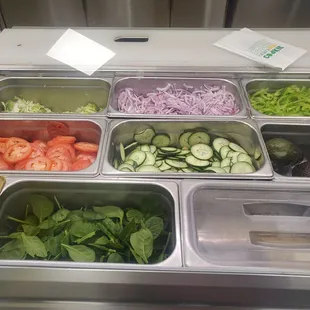 Nicely stocked veggies