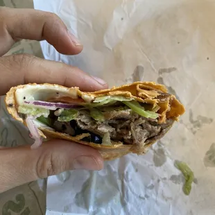 The smallest wrap I ever had at a subway. Go to any other subway but this one! The owner is greedy to make a descent wrap. So disappointed!