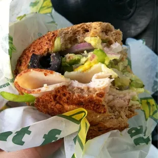 Whatchu know 'bout the turkey on honey oat?! Delicious. 8}