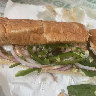 Definitely not a Turkey baja sandwich