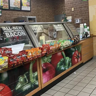 the inside of a grocery store