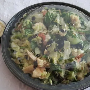 Double chicken salad