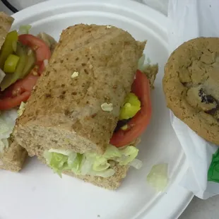 Work catered various sandos and cookies~