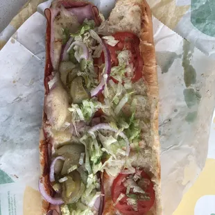 Two tomato slices on a foot long? Seriously stingy.