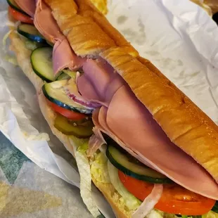 Cold cut combo footlong