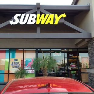 Storefront of the best subway ever...