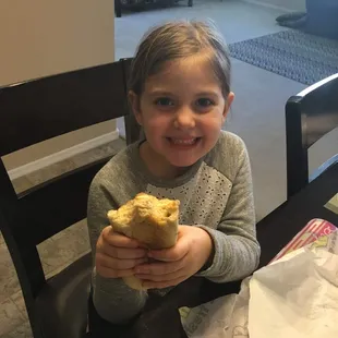 She is one happy little girl