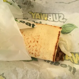 Philly cheesesteak for breakfast actually brunch.