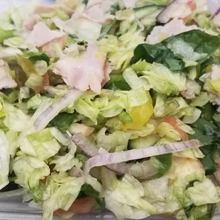 Chopped Salad was so good. Messy but good
