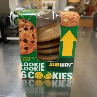 6 Pack Cookie Box