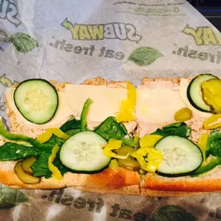 My pathetic subway sandwich